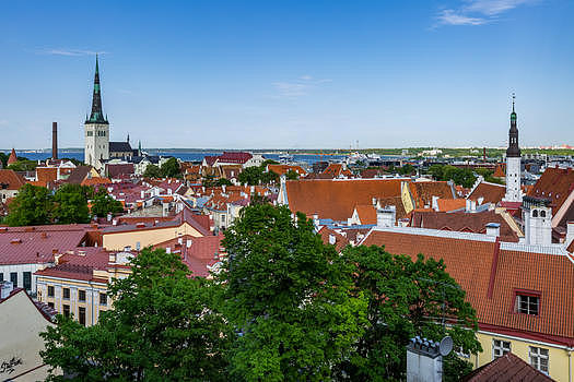 爱沙尼亚首都塔林老城旅游风光图片素材免费下载