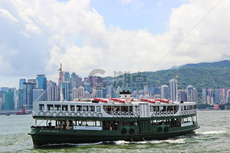 香港维多利亚港渡轮图片素材免费下载