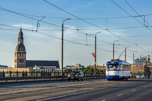 拉脱维亚首都里加城市风光图片素材免费下载