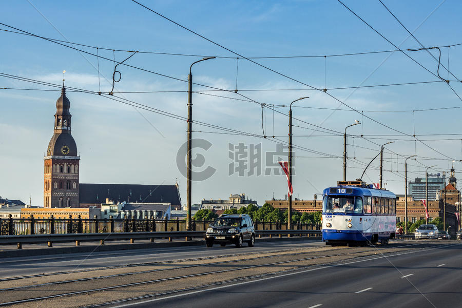 拉脱维亚首都里加城市风光图片素材免费下载