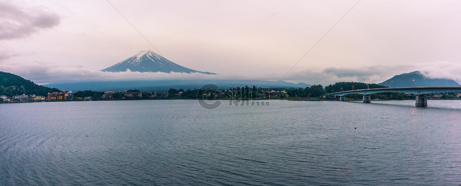 日本富士山河口湖图片素材免费下载