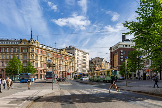 欧洲芬兰首都赫尔辛基城市旅游风光图片素材免费下载
