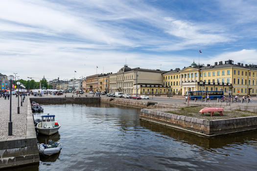 欧洲芬兰首都赫尔辛基城市旅游风光图片素材免费下载