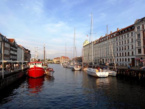丹麦哥本哈根街景新港图片素材免费下载
