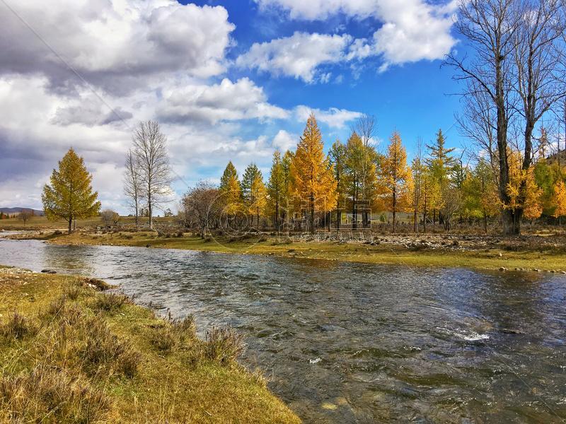 内蒙古莫尔道嘎国家森林公园秋色图片素材免费下载