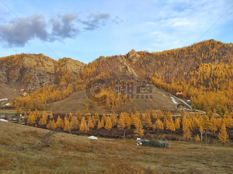 内蒙古莫尔道嘎国家森林公园秋色图片素材免费下载