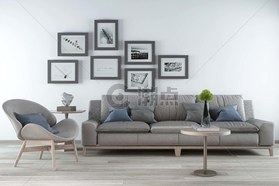 沙发靠椅组合图片素材免费下载