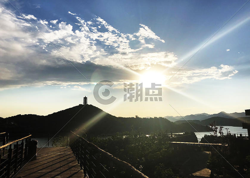 北京平谷金海湖风景区图片素材免费下载