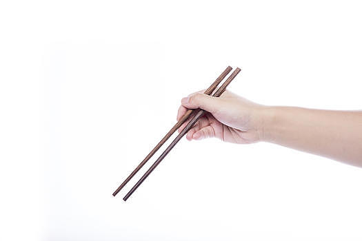 手拿筷子图片素材免费下载