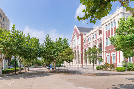 上海外国语大学教学楼图片素材免费下载