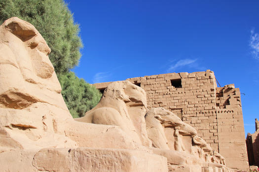 埃及卢克索卡尔纳克神庙图片素材免费下载