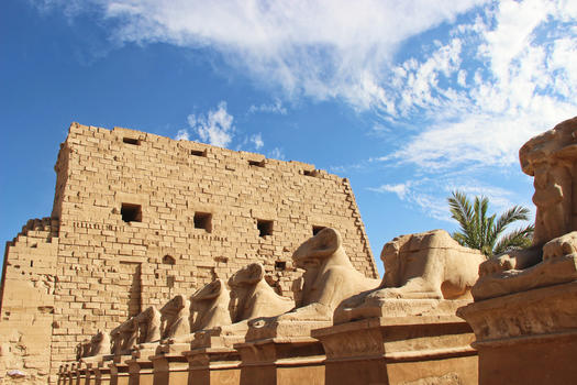 埃及卢克索卡尔纳克神庙图片素材免费下载