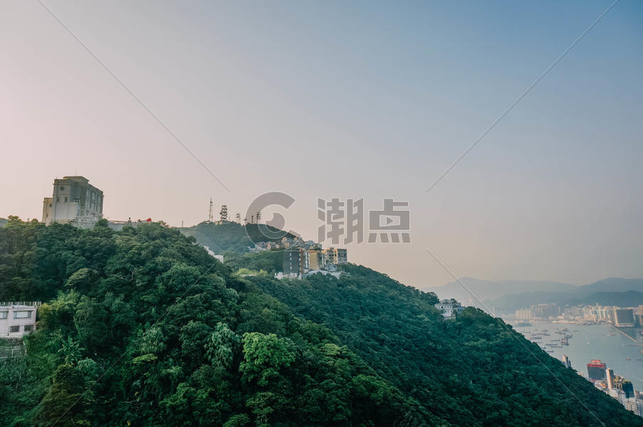 香港太平山山顶图片素材免费下载