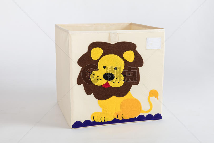 卡通狮子收纳盒图片素材免费下载