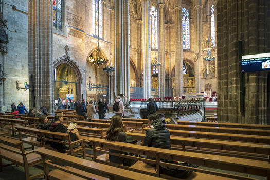 巴塞罗那大教堂图片素材免费下载