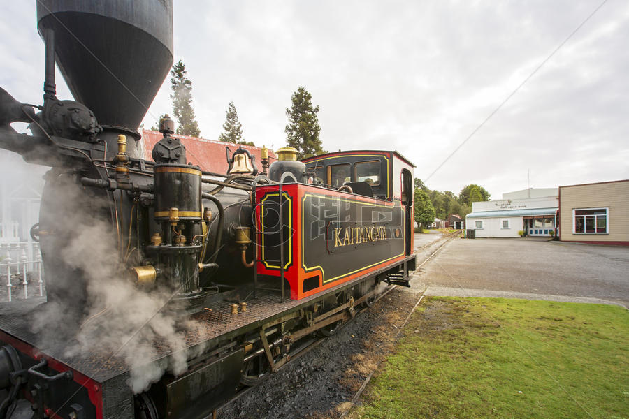 新西兰古董蒸汽小火车图片素材免费下载