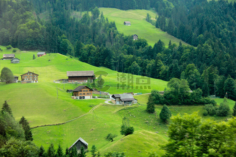 瑞士小镇图片素材免费下载