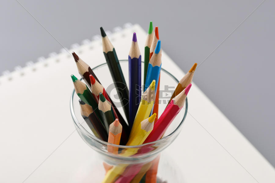 办公用品文具类铅笔水彩笔图片素材免费下载