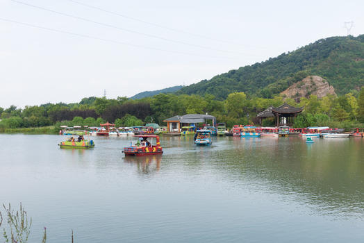 杭州湘湖游船项目图片素材免费下载