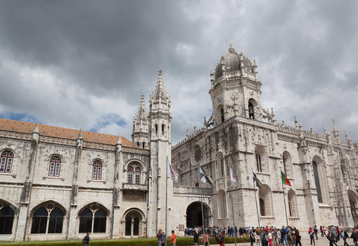 葡萄牙里斯本热罗尼莫斯修道院图片素材免费下载
