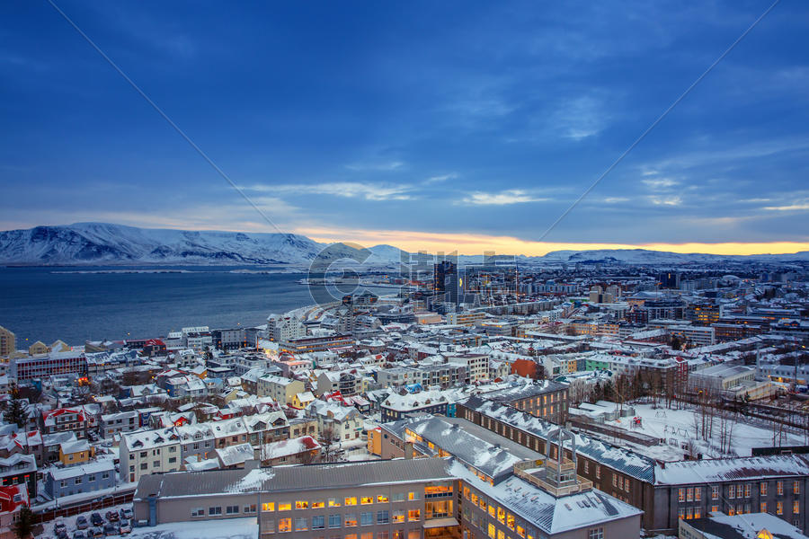 冰岛雷克雅未克风光图片素材免费下载