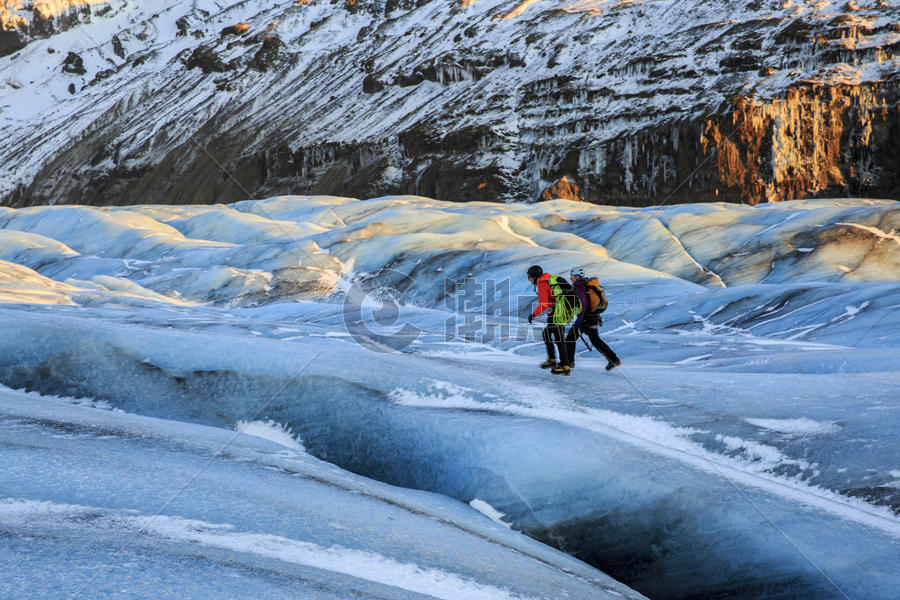 冰岛瓦特那国家公园极地徒步探险图片素材免费下载