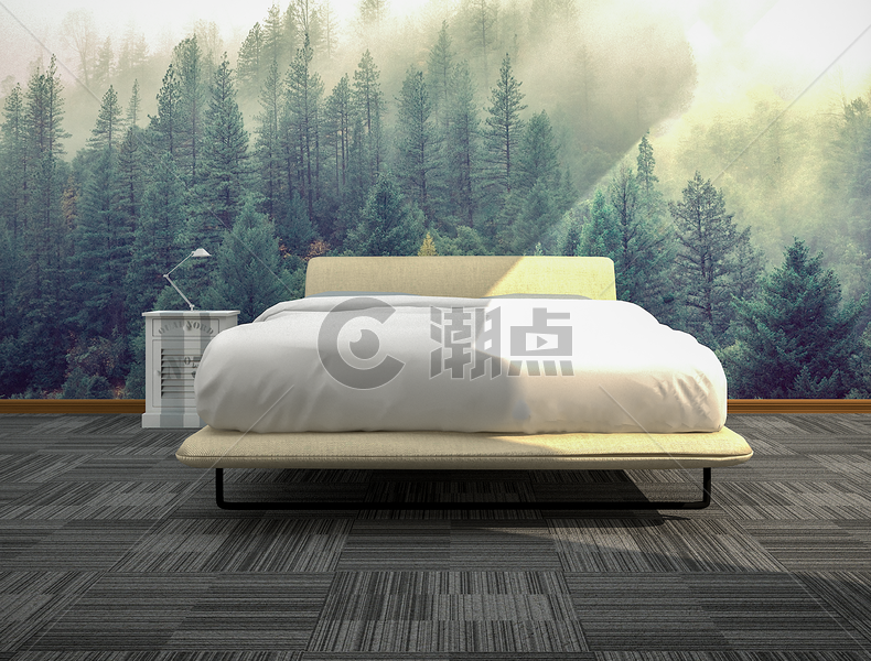 中国风卧室背景图片素材免费下载