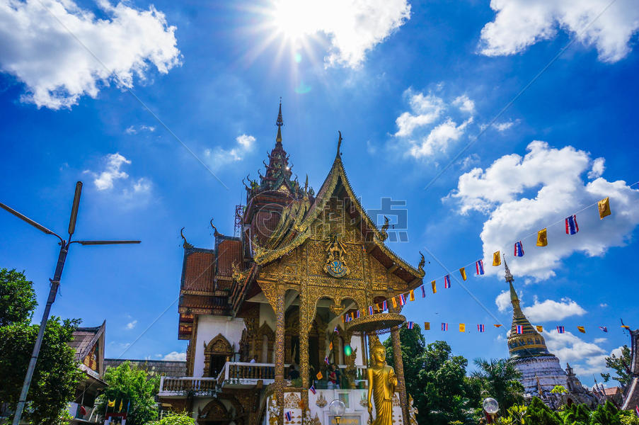 泰国清迈玛哈湾寺图片素材免费下载