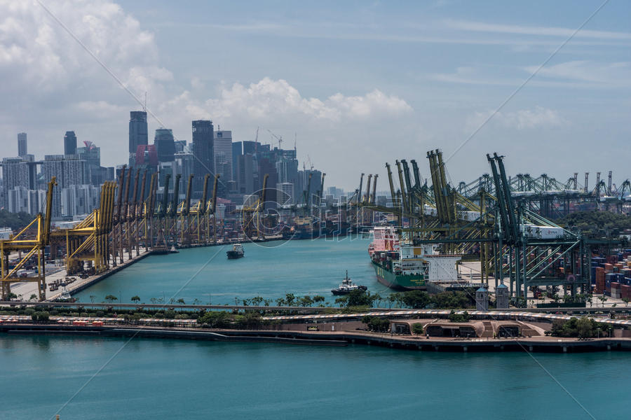 新加坡新加坡港图片素材免费下载
