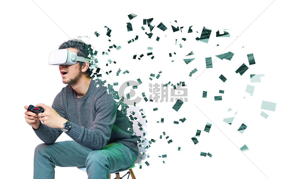 VR虚拟与现实体验图片素材免费下载