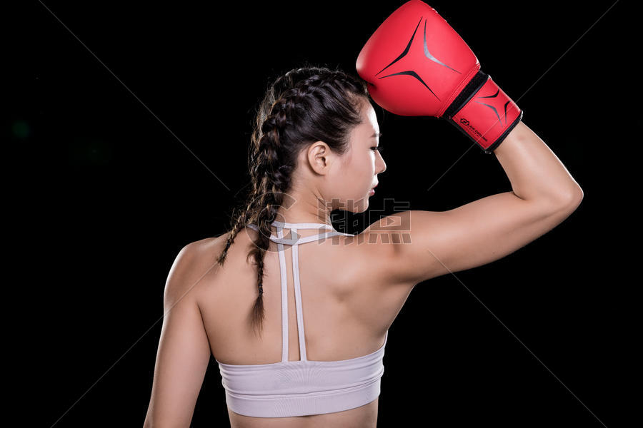 拳击运动女性图片素材免费下载