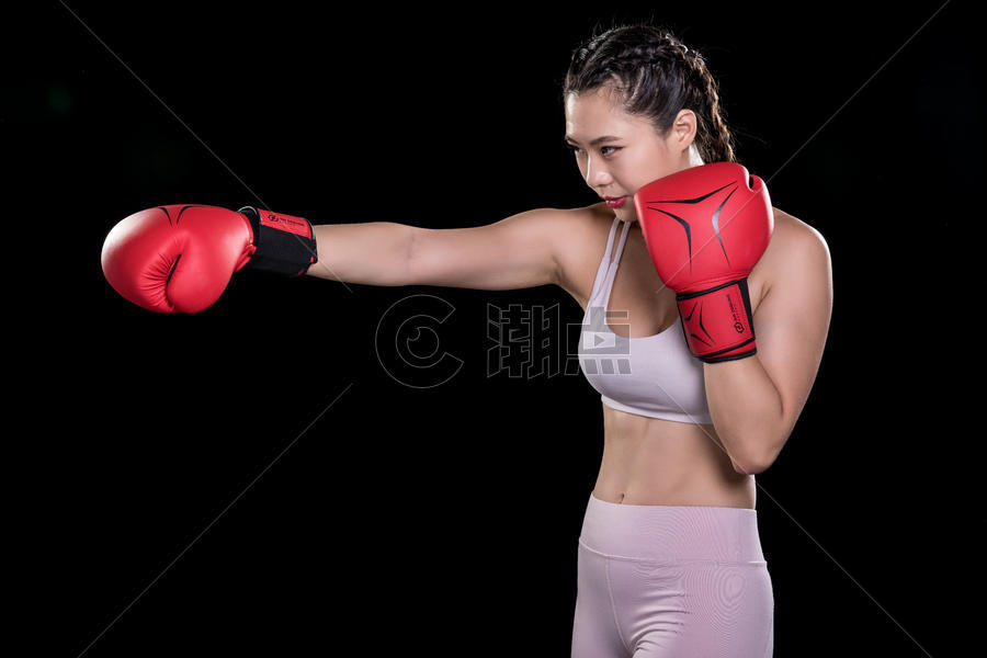 拳击运动女性图片素材免费下载