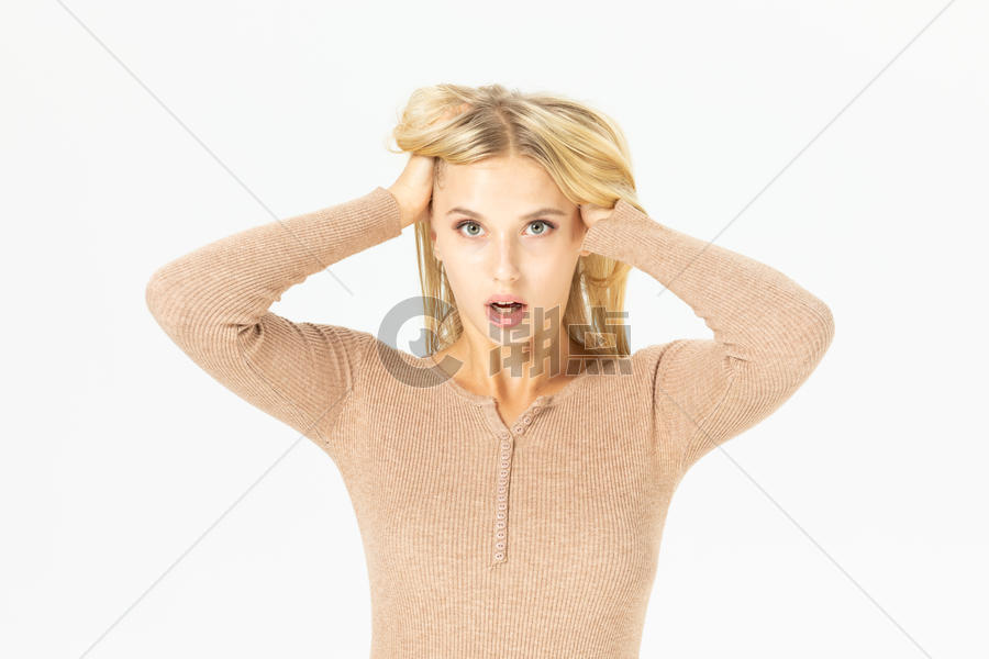 外国美女烦恼摄影图5465*3643图片素材免费下载-编号869807-潮点视频