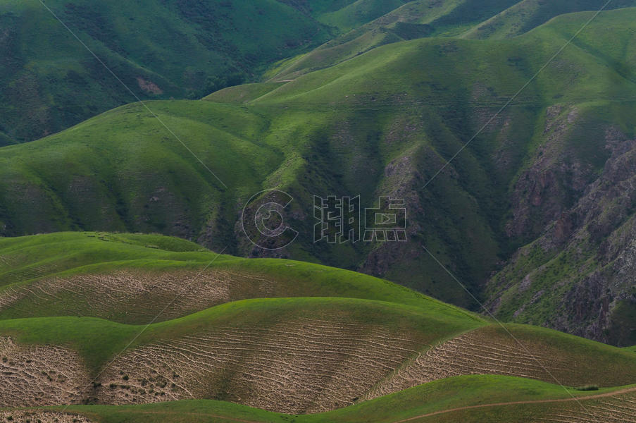 新疆喀拉峻人体草原图片素材免费下载