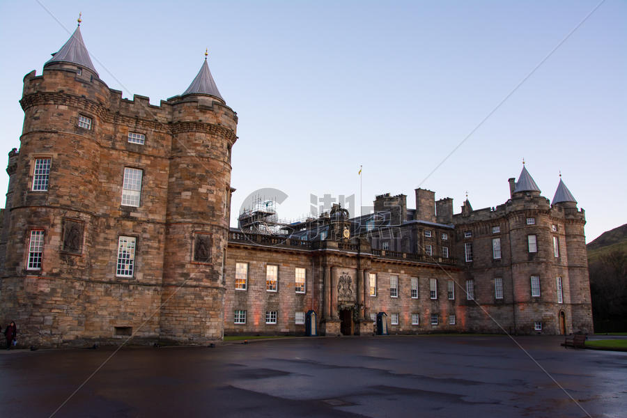 英国苏格兰爱丁堡荷里路德宫图片素材免费下载