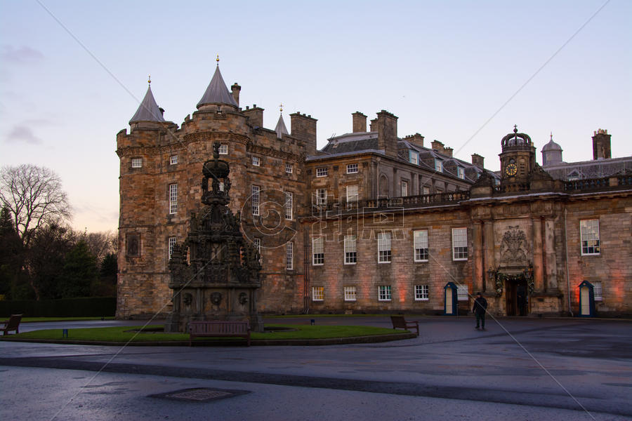 英国苏格兰爱丁堡荷里路德宫图片素材免费下载
