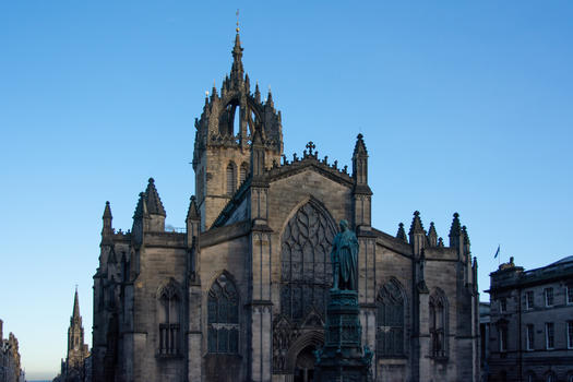 苏格兰爱丁堡圣吉尔斯大教堂图片素材免费下载