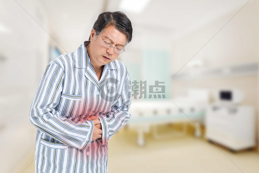 老人肠胃病图片素材免费下载