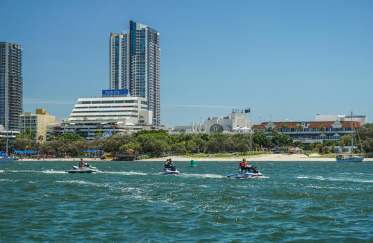 澳洲黄金海岸岸边景色图片素材免费下载