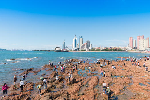 海滨城市风光图片素材免费下载