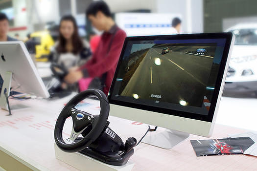 虚拟驾驶技术展示图片素材免费下载