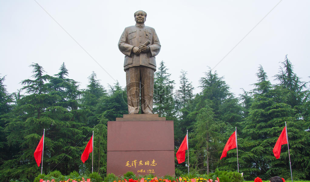 湖南毛主席铜像广场图片素材免费下载
