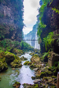 贵州黔西南马岭河峡谷图片素材免费下载