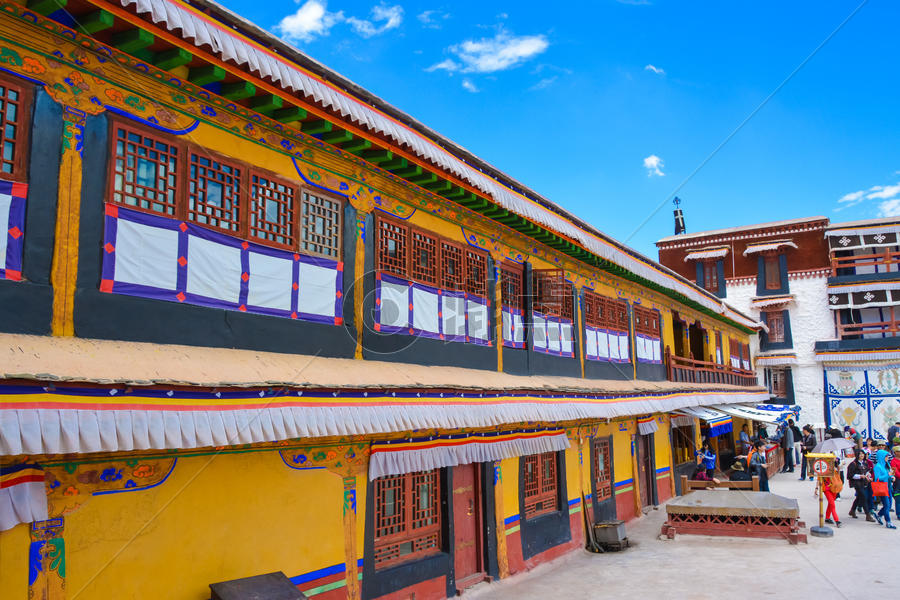 西藏拉萨八廓街图片素材免费下载