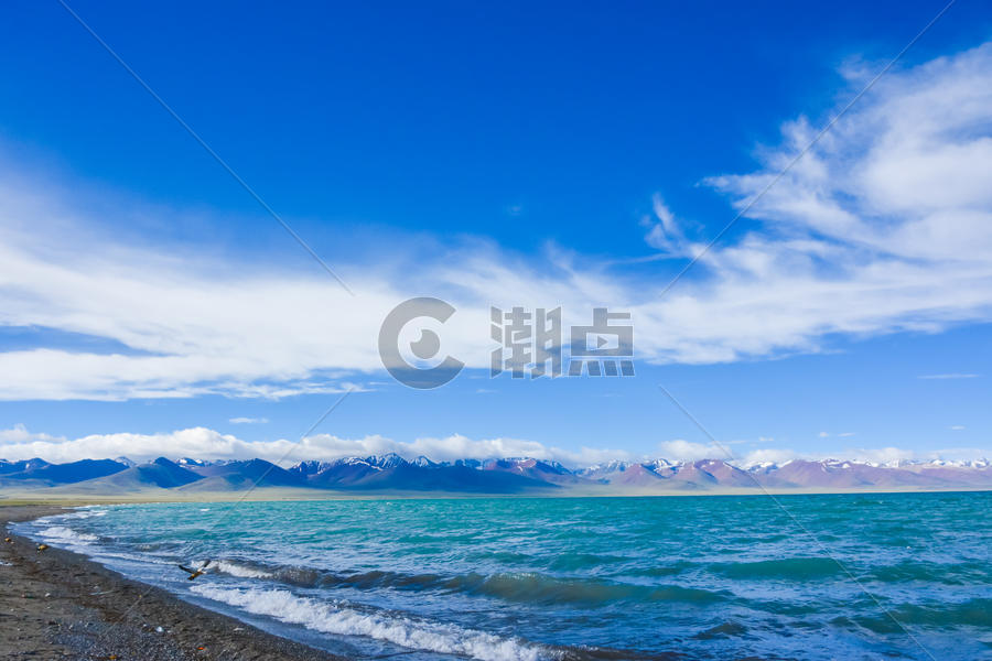 西藏羊湖风光图片素材免费下载