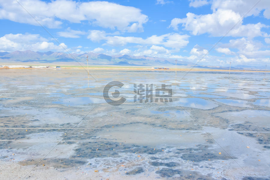 青海省海西蒙古族藏族自治州茶卡盐湖图片素材免费下载