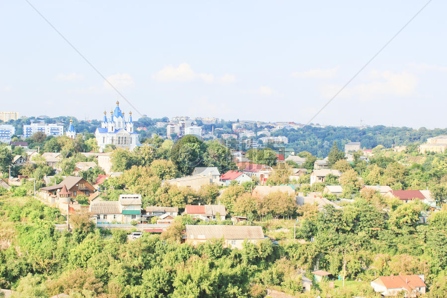 乌克兰城市赫梅利尼茨基全景图片素材免费下载
