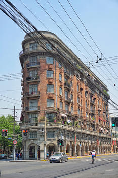上海诺曼底公寓武康大楼图片素材免费下载