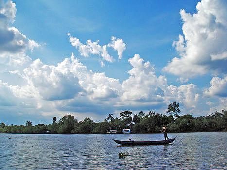 越南西贡湄公河图片素材免费下载