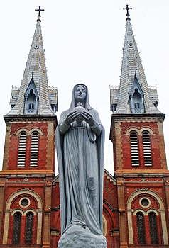 西贡圣母大教堂图片素材免费下载